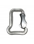 Mousqueton acier inox